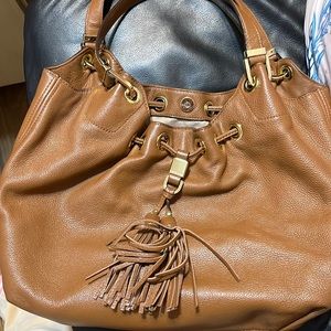 MK  color bag w tassel & gold hardware